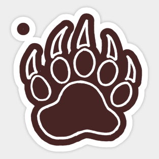 bear paw Sticker